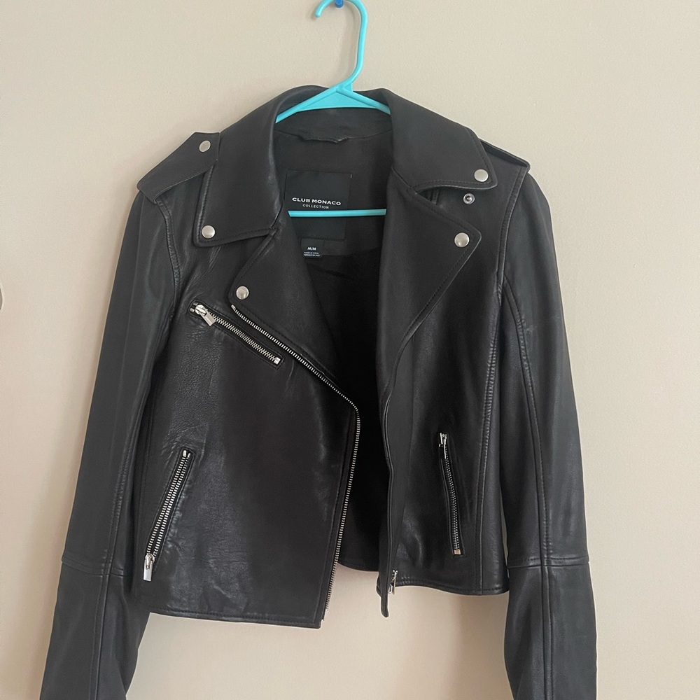 Club Monaco Leather Jacket